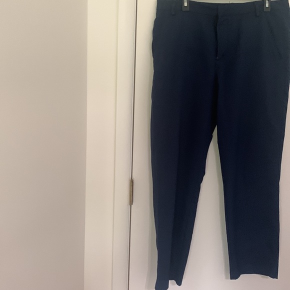 Mens Navy Puma golf pants - Picture 4 of 7